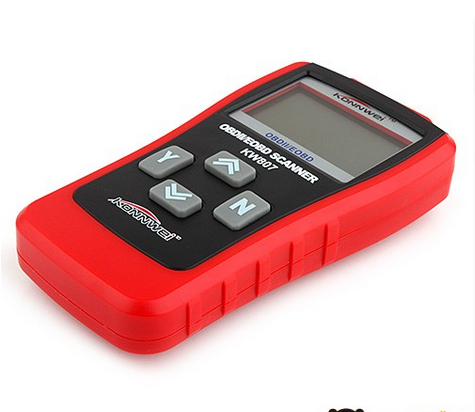 KONNWEI KW807 Multifunction Scanner OBDⅡ EOBD Code Card Reader Reading Decoder - Red - Click Image to Close